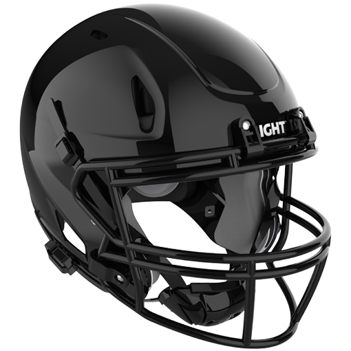 Light LS2 Polycarbonate Shell Youth Football Helmet Light