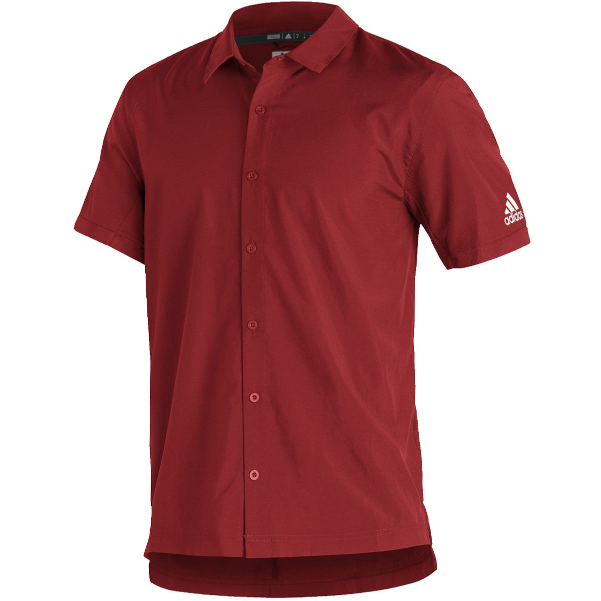 Adidas team iconic full button polo best sale