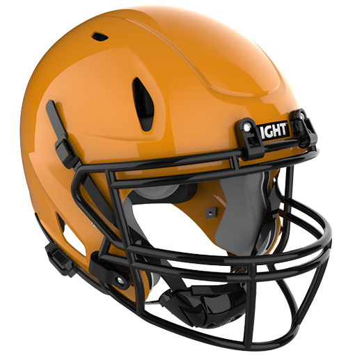 Light LS2 Polycarbonate Shell Youth Football Helmet Light