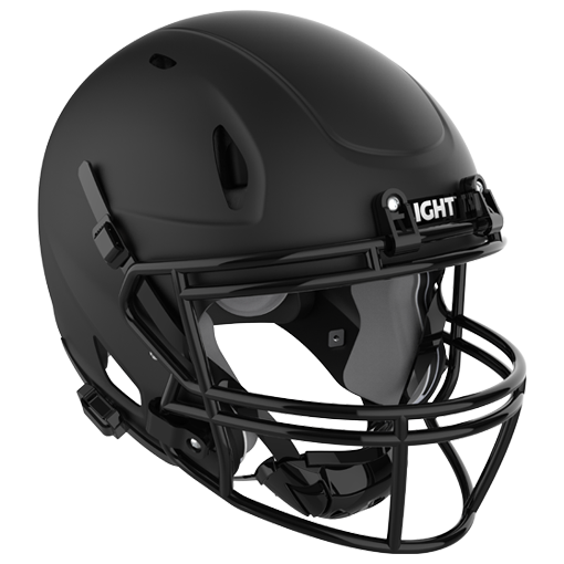 Light LS2 Polycarbonate Shell Youth Football Helmet Light