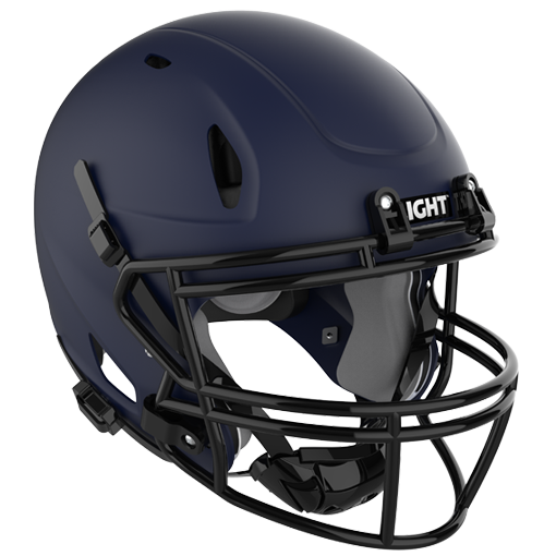 Light LS2 Polycarbonate Shell Youth Football Helmet Light