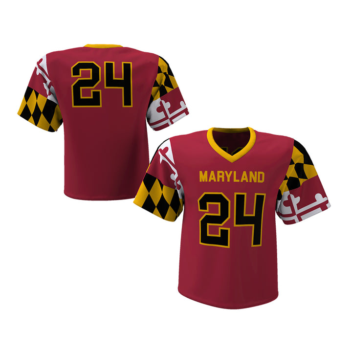 Custom Elite Short Sleeve Reversible Sublimated Lacrosse Jersey League Outfitters