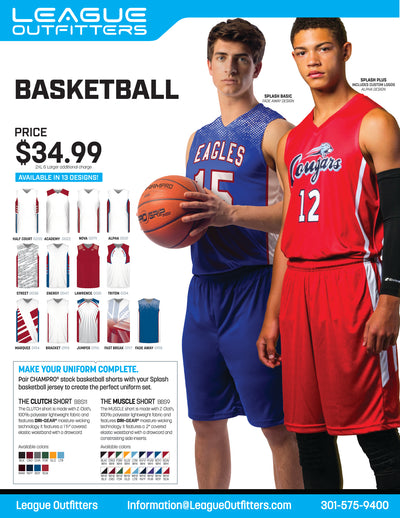Splash Basketball Uniform Package League Outfitters