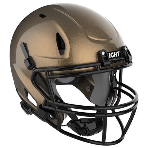 Light LS2 Polycarbonate Shell Youth Football Helmet Light