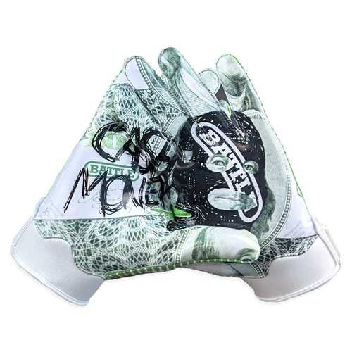 Battle Youth Cash Money Football Gloves Battle