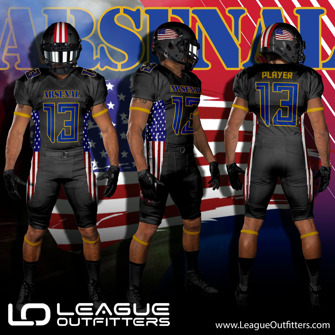 Custom Elite Sublimated Football Jerseys League Outfitters