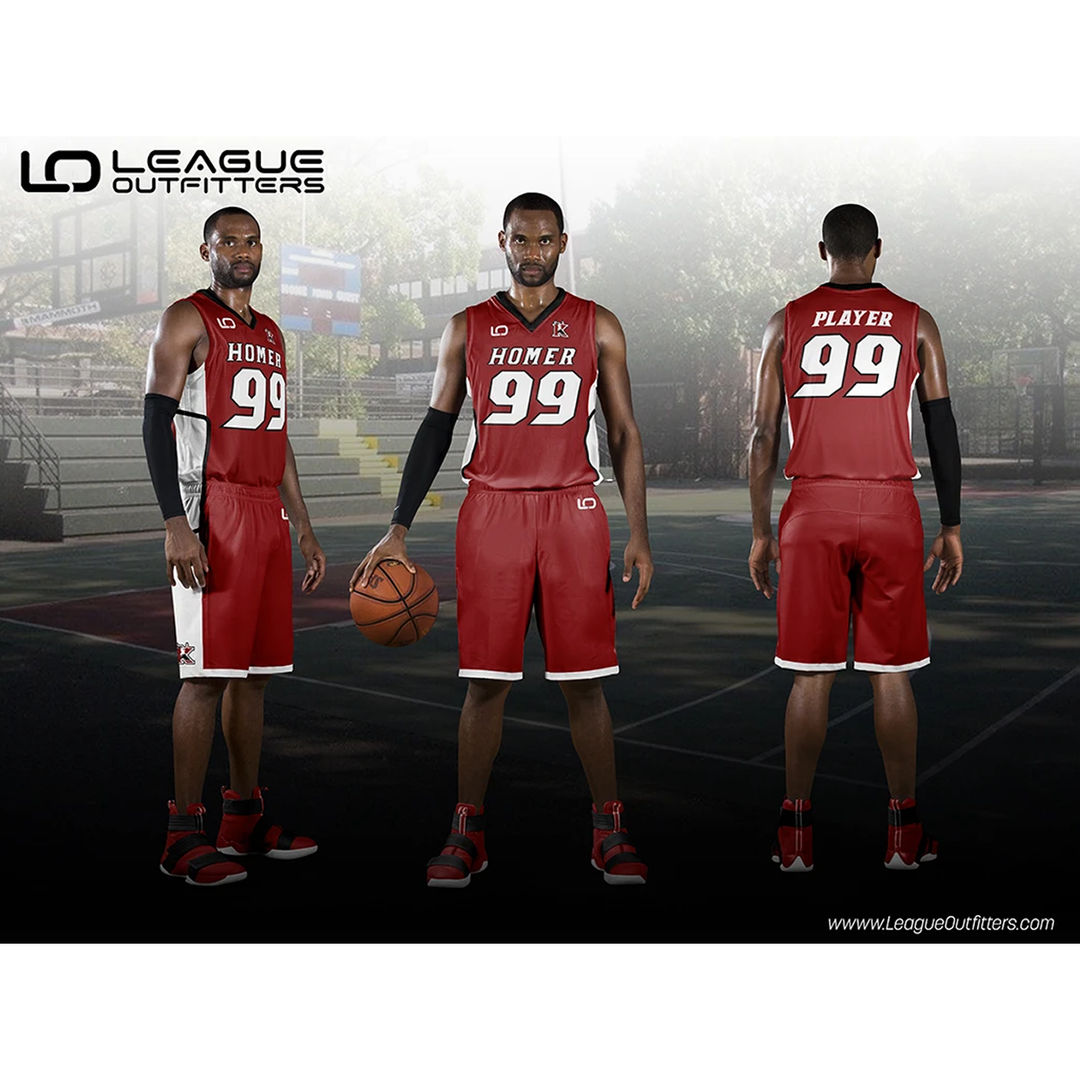 "Alley-oop" Reversible Basketball Premium Uniform Package League Outfitters