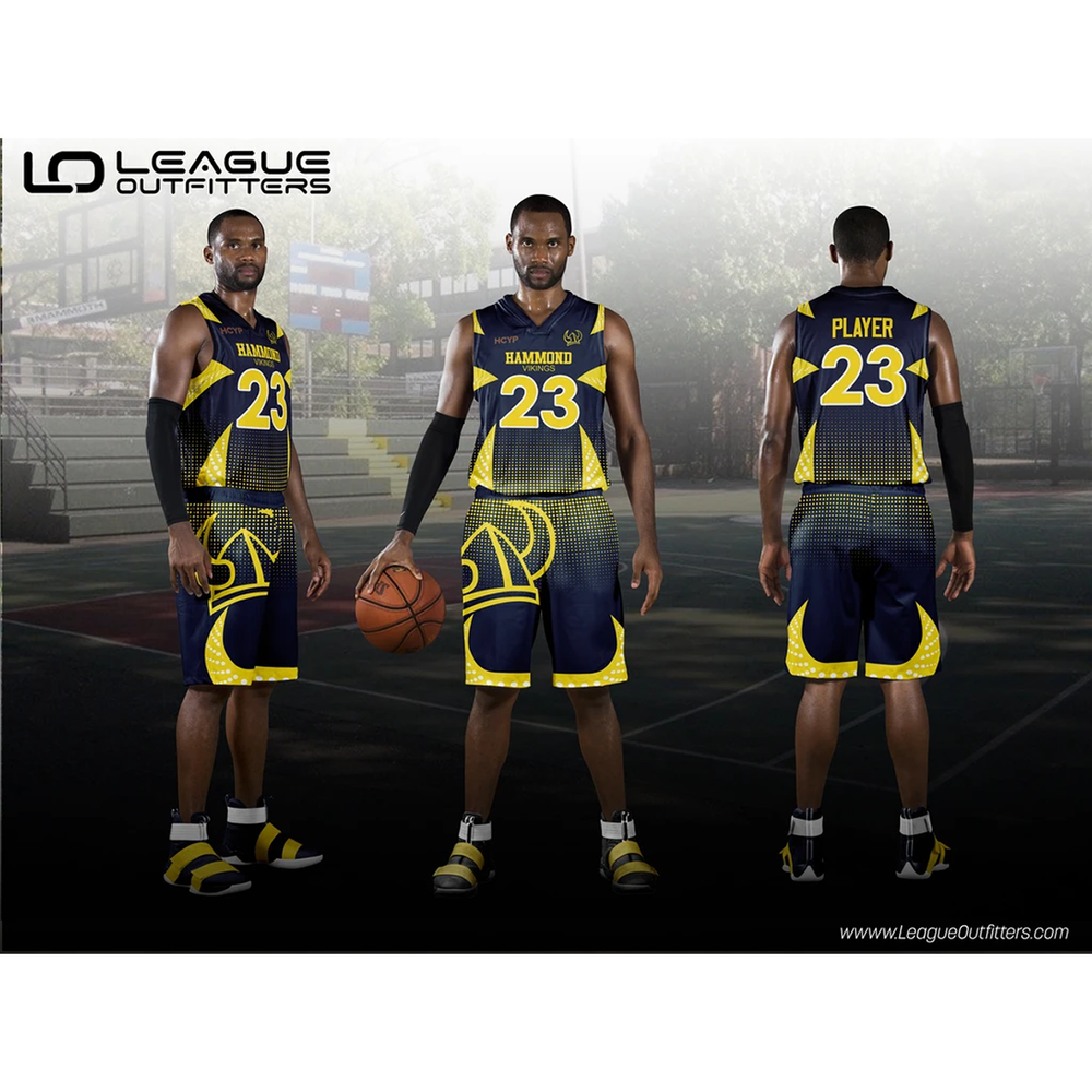 "Alley-oop" Reversible Basketball Premium Uniform Package League Outfitters