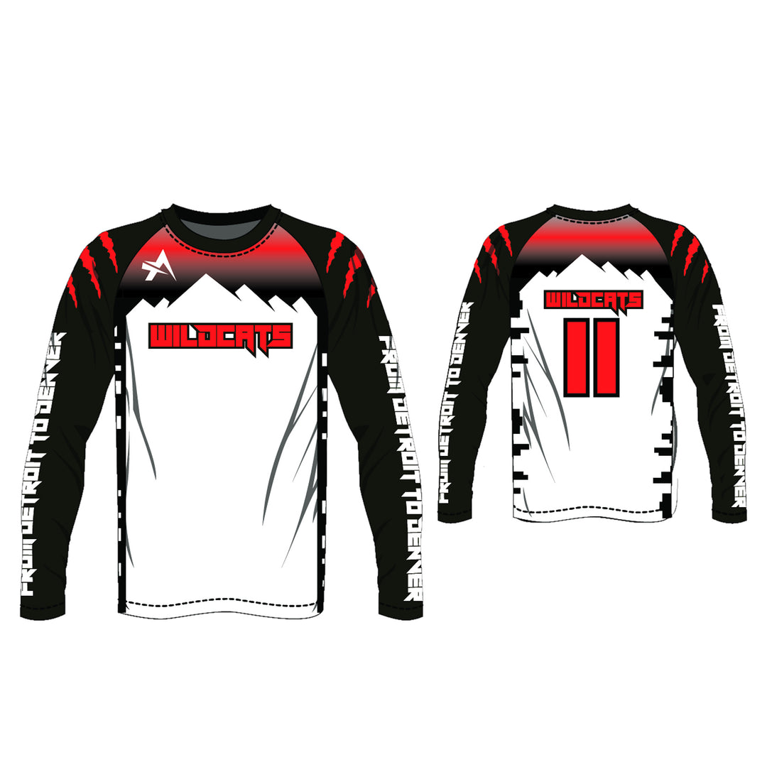 Custom Elite Sublimated Long Sleeve Basketball Shooter Shirts League Outfitters